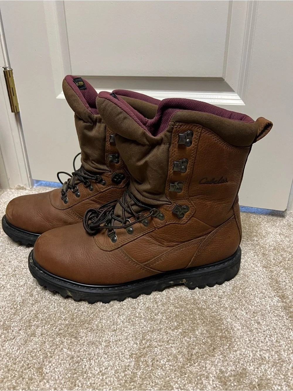 Cabela's GORETEX Insulated Premier Hunting Boots In Brown Men's 11.5 D 81-2714